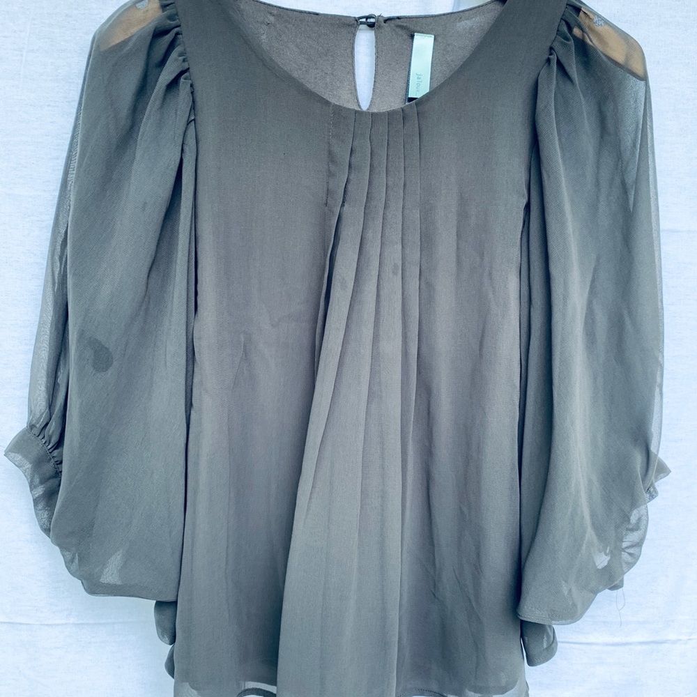 Jaloux Flowy Top W/ Pintuck Detail